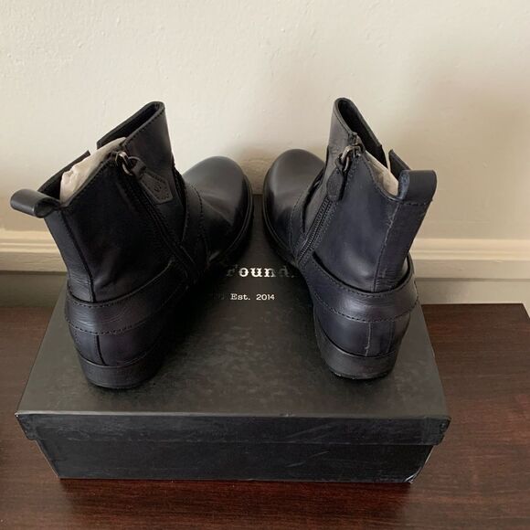 Vintage Foundry Morgan biker boot size 6 black new - Picture 12 of 15